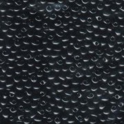 Miyuki Drop Beads 2,8mm 0401 opaque Black 9gr.