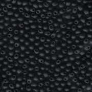 Miyuki Drop Beads 2,8mm 0401F opaque matte Black 9gr.