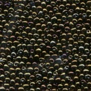 Miyuki Drop Beads 2,8mm 0458 metallic rainbow Dark Olive 9gr.