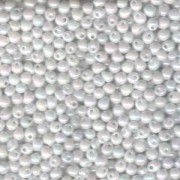 Miyuki Drop Beads 2,8mm 0471 opak rainbow White 9gr.