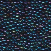 Miyuki Drop Beads 3,4mm 0452 metallic rainbow Midnight Blue 10gr