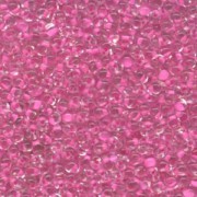 Miyuki Drop Beads 3,4mm 9F23 transparent colorlined Raspberry 10gr