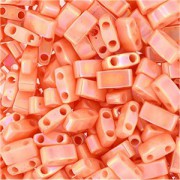Miyuki Halb Tila Beads 2,2x5mm opaque semimatt Salmon HTL0596 ca 7,8gr