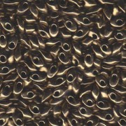 Miyuki Long Magatama Beads 4x7mm ca8,5gr 0457 metallic Bronze