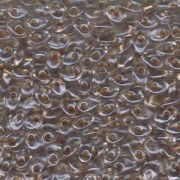 Miyuki Long Magatama Beads 4x7mm ca8,5gr 1522 Sparkling Honey lined Crystal