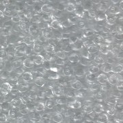 Miyuki Magatama Beads 4mm 0131 Crystal ca 24gr