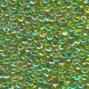 Miyuki Magatama Beads 4mm 0143R transparent irisierend Chartreuse ca 24gr