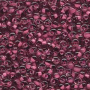 Miyuki Magatama Beads 4mm F03 pinklined Smokey Amethyst ca 24gr