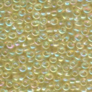 Miyuki Magatama Beads 4mm 2131 transparent irisierend Pale Yellow ca 24gr