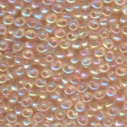 Miyuki Magatama Beads 4mm 2132 transparent irisierend Light Peach ca 24gr