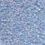 Miyuki Magatama Beads 4mm 2135F transparent irisierend matte Pale Blue ca 24gr