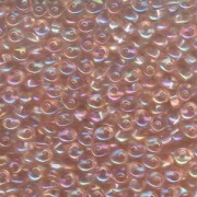 Miyuki Magatama Beads 4mm 2152 transparent irisierend Peach ca 24gr