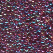 Miyuki Magatama Beads 4mm 2170 fuchsialined Aqua irisierend ca 24gr