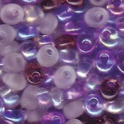 Miyuki Magatama Beads 4mm Mix Lilacs ca 25 Gr.