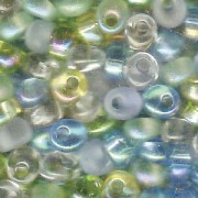 Miyuki Magatama Beads 4mm Mix Lagoon ca 25 Gr.