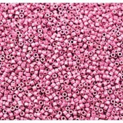 Miyuki Delica Beads 1,6mm DB1840F Duracoat frosted galvanized Hot Pink ca 7,2 Gr.