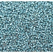 Miyuki Delica Beads 1,6mm DB1847F Duracoat frosted galvanized Seafoam ca 7,2 Gr.