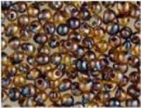 Miyuki Tropfen Beads 3,4mm 4502 transparent dark Topas Picasso ca 10gr