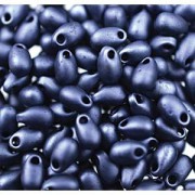 Miyuki Tropfen Beads 3x5,5mm 2001 matt Blue Grey ca 25gr