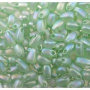 Miyuki Tropfen Beads 3x5,5mm 2134F matt sea glass Green ca 25gr