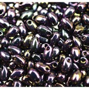 Miyuki Tropfen Beads 3x5,5mm 0454 rainbow metallic Purple ca 25gr