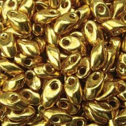 Miyuki Long Magatama Beads Duracoat 4x7mm ca8,5gr 4202 galvanized Gold