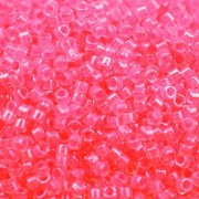 Miyuki Delica Beads Neon 1,6mm DB2036 luminous Crystal Pink ca 5gr