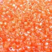 Miyuki Delica Beads Neon 1,6mm DB2047 luminous Luminous Tangerine ca 5gr