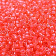 Miyuki Delica Beads Neon 1,6mm DB2051 luminous Poppy Red ca 5gr
