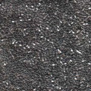 Miyuki Delica Beads 1,3mm Hexcut DBSC0021 metallic Nickel Silver ca 5gr