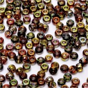 Miyuki Rocailles Beads 3mm Czech Coating 55016 Crystal Magic Apple ca 13gr