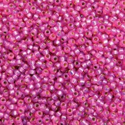 Miyuki Rocailles Beads 2mm 4238 Duracoat Silverlined Dusty Rose ca 24gr