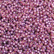 Miyuki Rocailles Beads 2mm 4246 Duracoat Silverlined Lilac ca 24gr