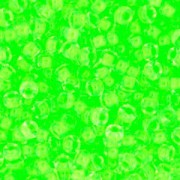 Miyuki Rocailles Beads 2mm 1120 inside colorlined Neon Mint Green ca 12gr
