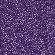 Miyuki Rocailles Beads 1,5mm 1531 sparkle purplelined Crystal ca 11gr