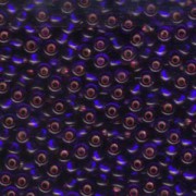 Miyuki Rocailles Beads 4mm 1427 silverlined dyed dark Violet ca 20gr