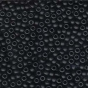 Miyuki Rocailles Beads 4mm 0401F opaque matt Black ca 20gr