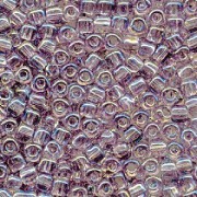 Miyuki Dreieck Beads, Triangle Beads 3mm 1156 transparent rainbow light Amethyst ca13gr