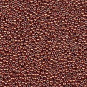 Miyuki Rocailles Beads 4mm 4212 Duracoat galvanized dark Berry 20gr