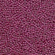 Miyuki Rocailles Beads 4mm 4219 Duracoat galvanized Magenta 20gr