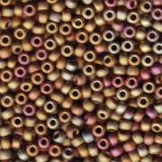 Miyuki Rocailles Beads 4mm 2035 metallic matte Khaki Irisierend ca 20gr