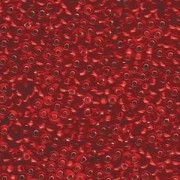Miyuki Rocailles Beads 3mm 0010 transparent silverlined Red ca 13gr