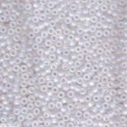 Miyuki Rocailles Beads 3mm 0131FR transparent rainbow matt Clear ca 13gr