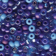 Miyuki Rocailles Beads 3mm Mix02 Blue Tones ca 22gr