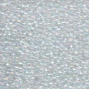 Miyuki Rocailles Beads 3mm 0250 transparent rainbow Clear ca 13gr