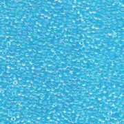 Miyuki Rocailles Beads 3mm 0260 transparent rainbow Blue Topaz ca 13gr