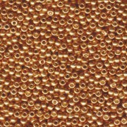 Miyuki Rocailles Beads 3mm 0182 galvanized Gold ca 13gr