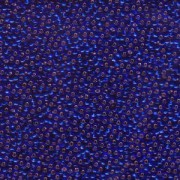 Miyuki Rocailles Beads 2mm 0020 transparent silverlined Cobalt Blue 12gr