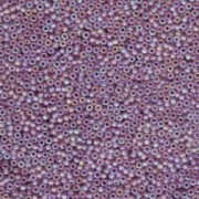 Miyuki Rocailles Beads 2mm 0142FR transparent rainbow matt Amethyst 12gr