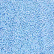 Miyuki Rocailles Beads 2mm 0148FR transparent rainbow matt Blue Topaz 12gr